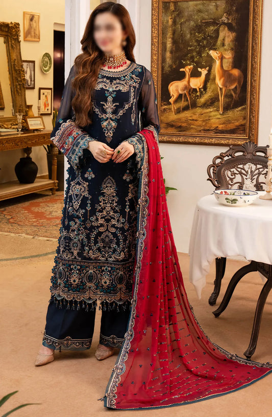 Noor Jahan Luxury Chiffon Collection 2024 - I-201 Husn