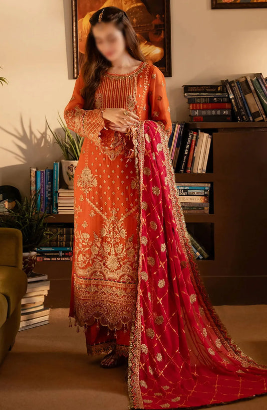 Noor Jahan Luxury Chiffon Collection 2024 - I-203 Gul