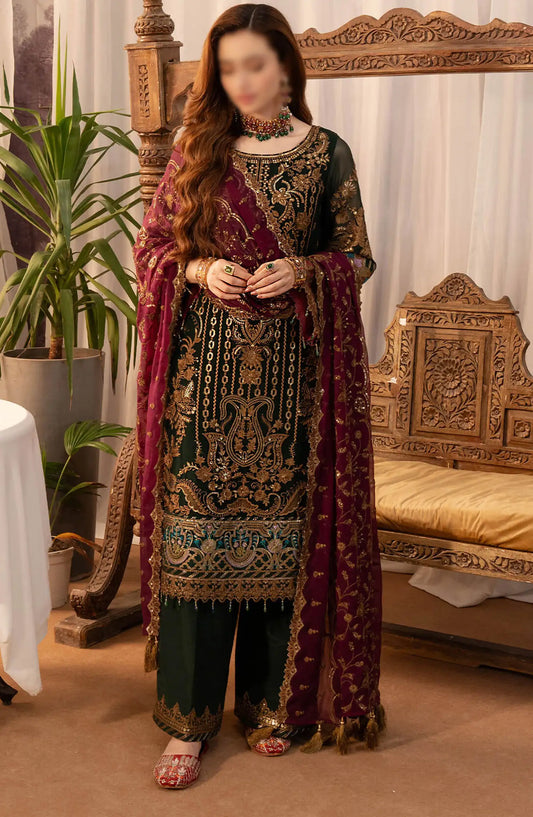 Noor Jahan Luxury Chiffon Collection 2024 - I-204 Mehak