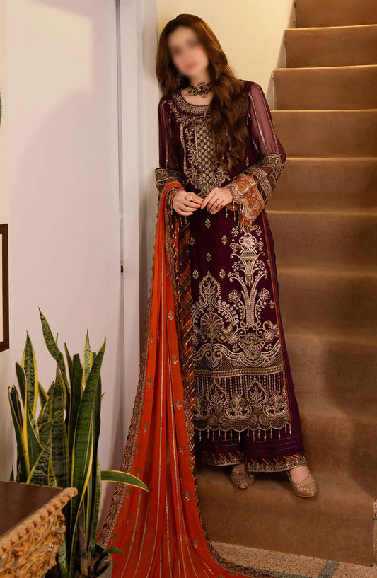 Noor Jahan Luxury Chiffon Collection 2024 - I-206 Chandni