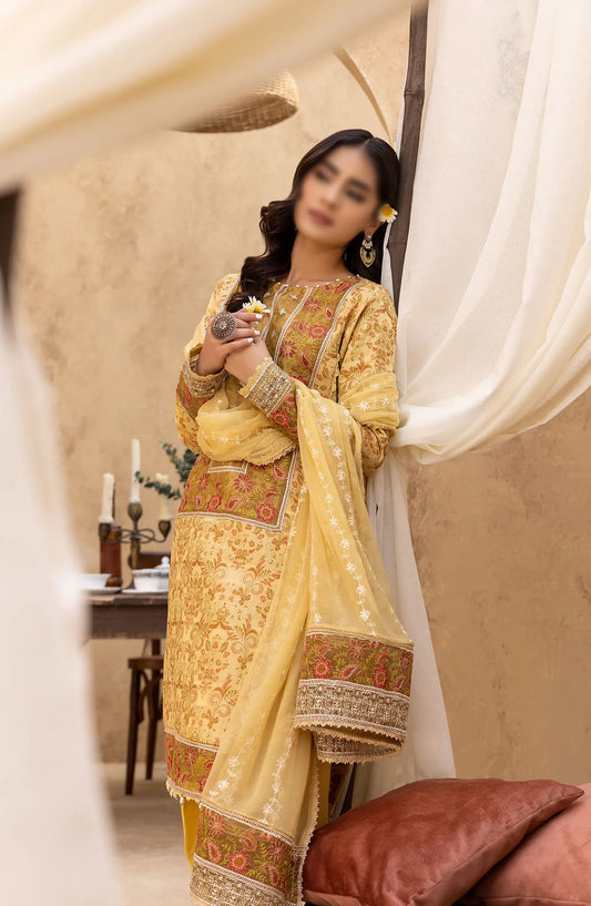 Ishq Embroidered Jacquard Collection 2024 Humdum - IEJC 03