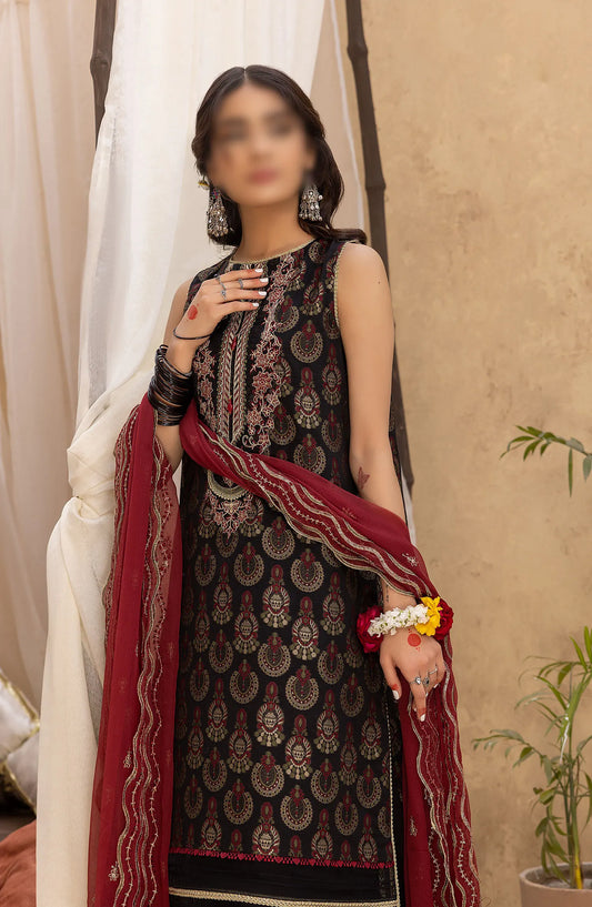 Ishq Embroidered Jacquard Collection 2024 Humdum - IEJC 04