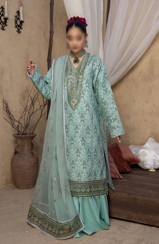 Ishq Embroidered Jacquard Collection 2024 Humdum - IEJC 09