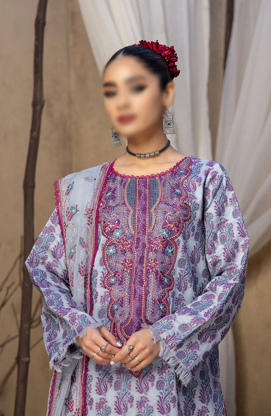 Ishq Embroidered Jacquard Collection 2024 Humdum - IEJC 10