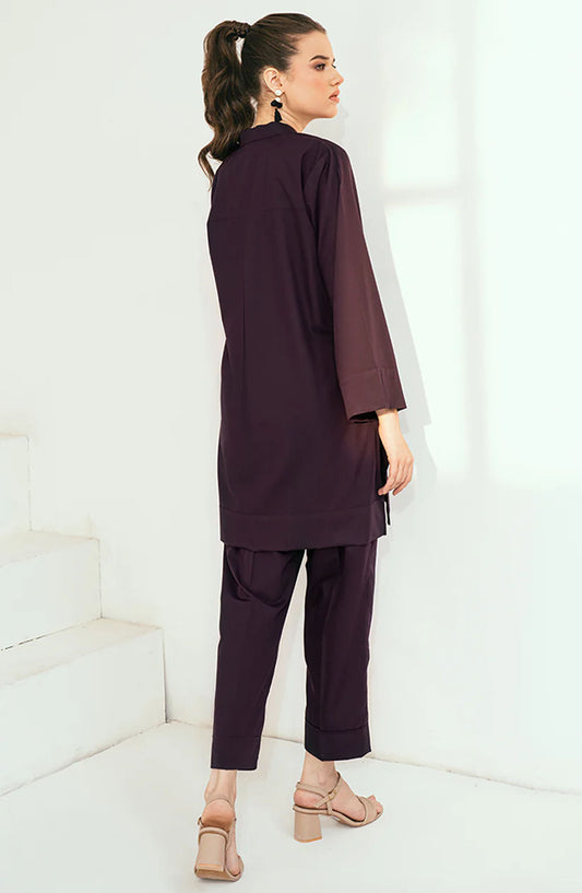 Solid Co-ords Collection By Rangeen - Indigo Co-Ord Set