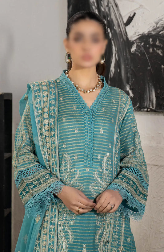 Johra Jahan Ara Embroidered Banarsi Jacquard Lawn Collection - JH 101