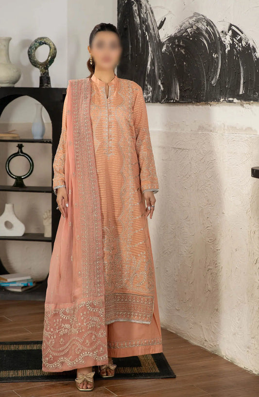 Johra Jahan Ara Embroidered Banarsi Jacquard Lawn Collection - JH 102
