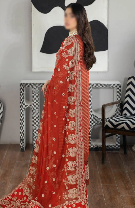 Johra Jahan Ara Embroidered Banarsi Jacquard Lawn Collection - JH 104