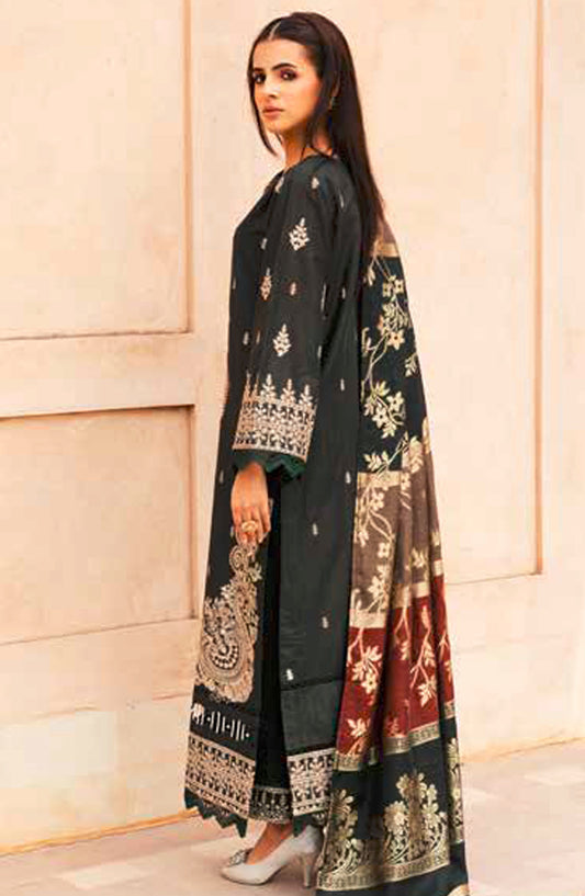 Afeefa by Johra Embroidered Lawn Unstitched 3 Piece Suit - JH-162 - JH25AFL - Green - Summer Collection