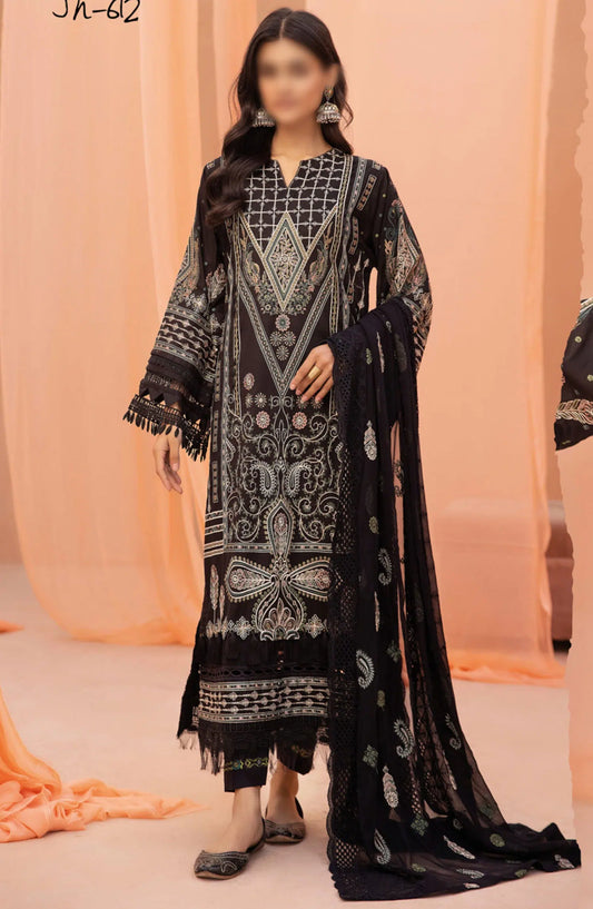 Johra Kaavish Embroidered Lawn Collection 2024 - JH 612