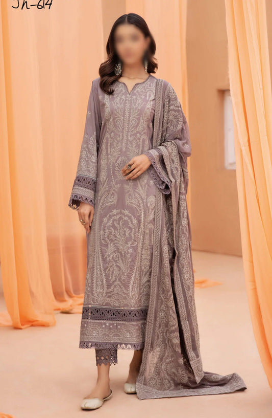 Johra Kaavish Embroidered Lawn Collection 2024 - JH 614