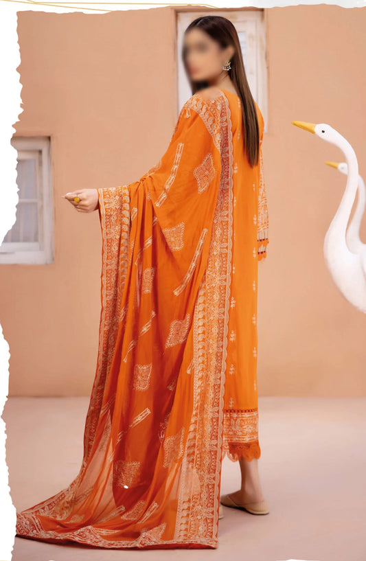 Johra Kaavish Embroidered Lawn Collection 2024 - JH 615