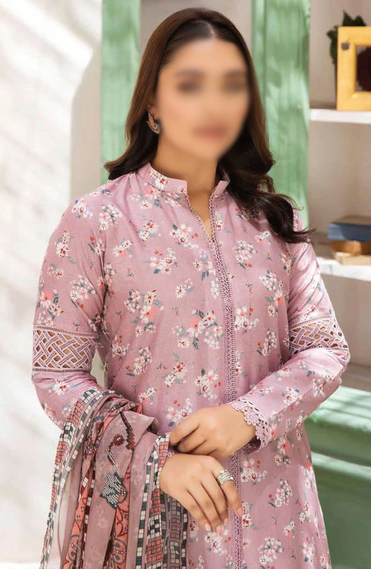 Johra Maneli Embroidered Printed Chikankari Lawn Collection 2024 - JH 956