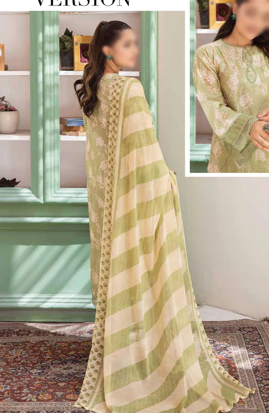 Johra Maneli Embroidered Printed Chikankari Lawn Collection 2024 - JH 958