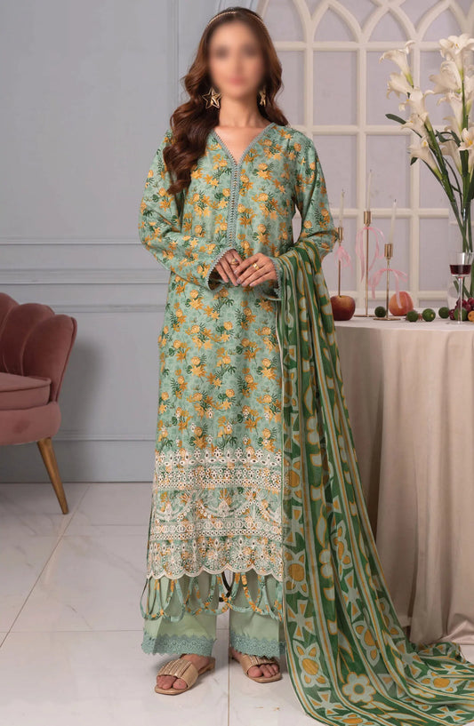 Johra Zoya Embroidered Printed Chikankari Lawn Collection 2024 - JH 979