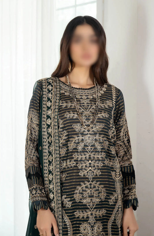 Johra Jahan Ara Embroidered Banarsi Jacquard Lawn Collection - JH 097