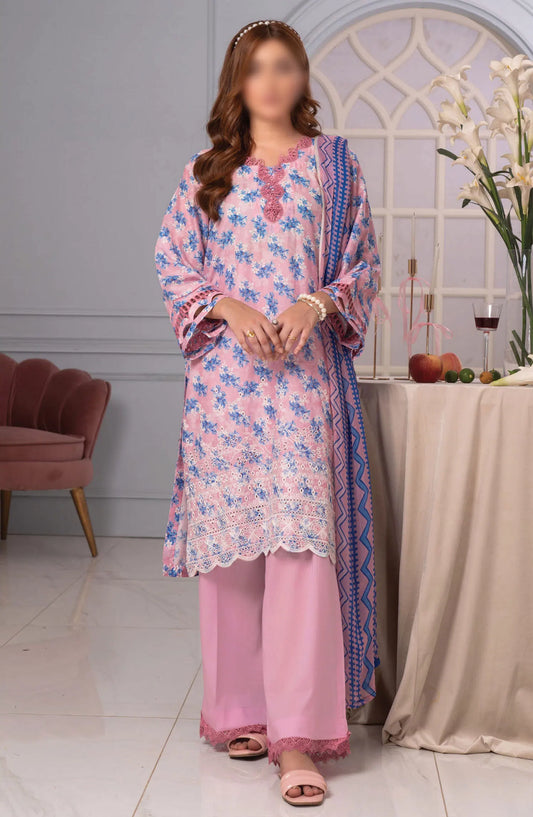 Johra Zoya Embroidered Printed Chikankari Lawn Collection 2024 - JH 982