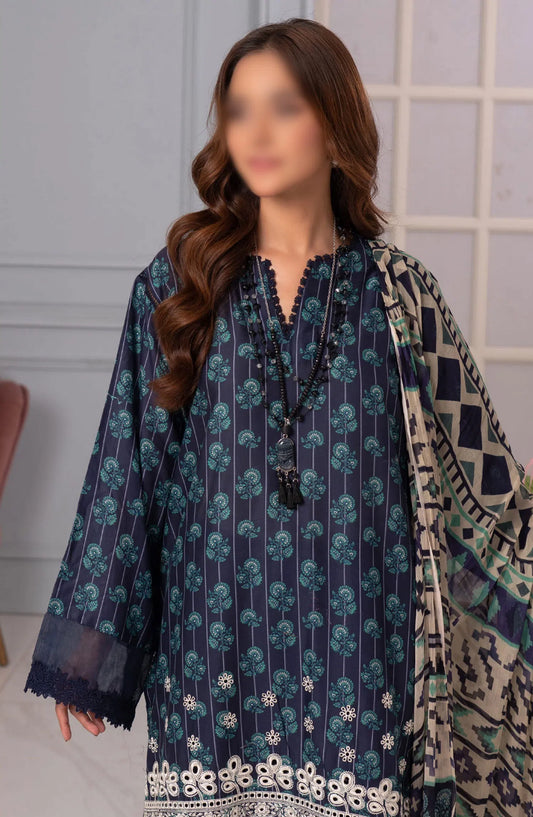 Johra Zoya Embroidered Printed Chikankari Lawn Collection 2024 - JH 983