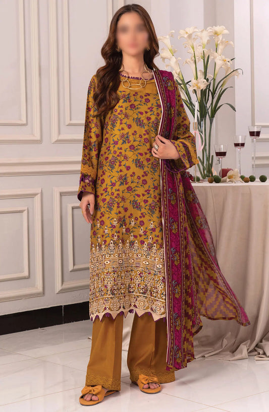 Johra Zoya Embroidered Printed Chikankari Lawn Collection 2024 - JH 985
