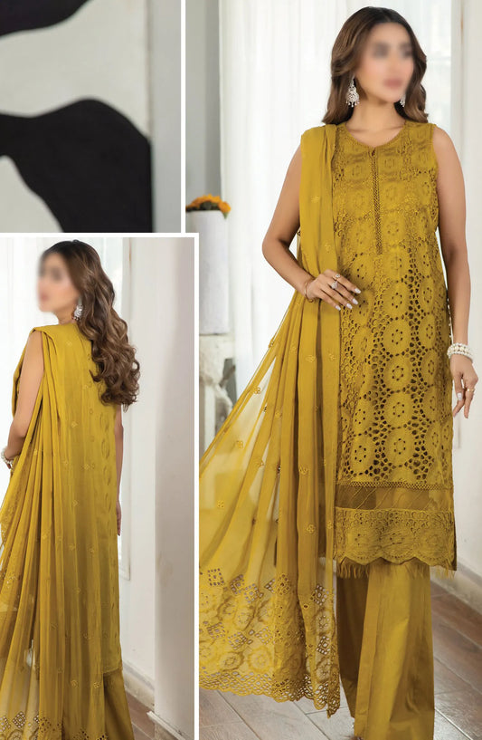 Johra Uzuri Chikankari Lawn Collection 2024 - JH 116