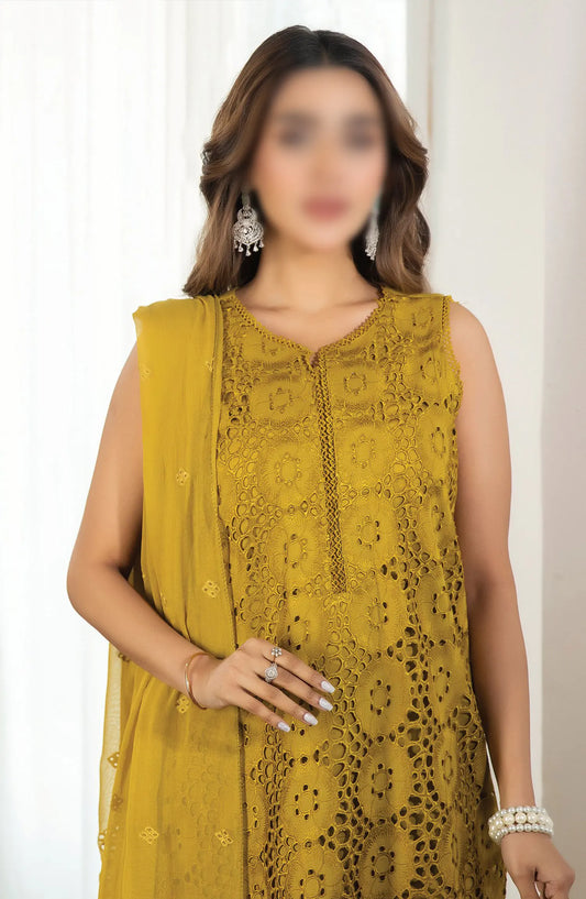 Johra Uzuri Chikankari Lawn Collection 2024 - JH 116