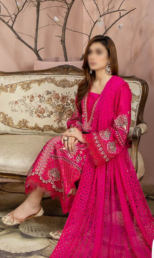 JH 303 Johra Namal Embroidered Dobby Lawn Collection