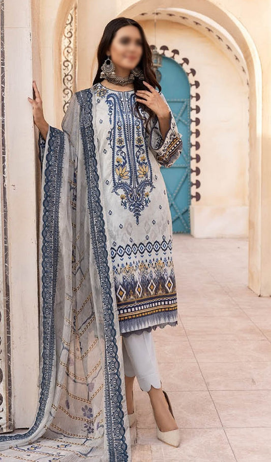 JH 470 Johra Angan Embroidered Digital Printed Lawn Collection