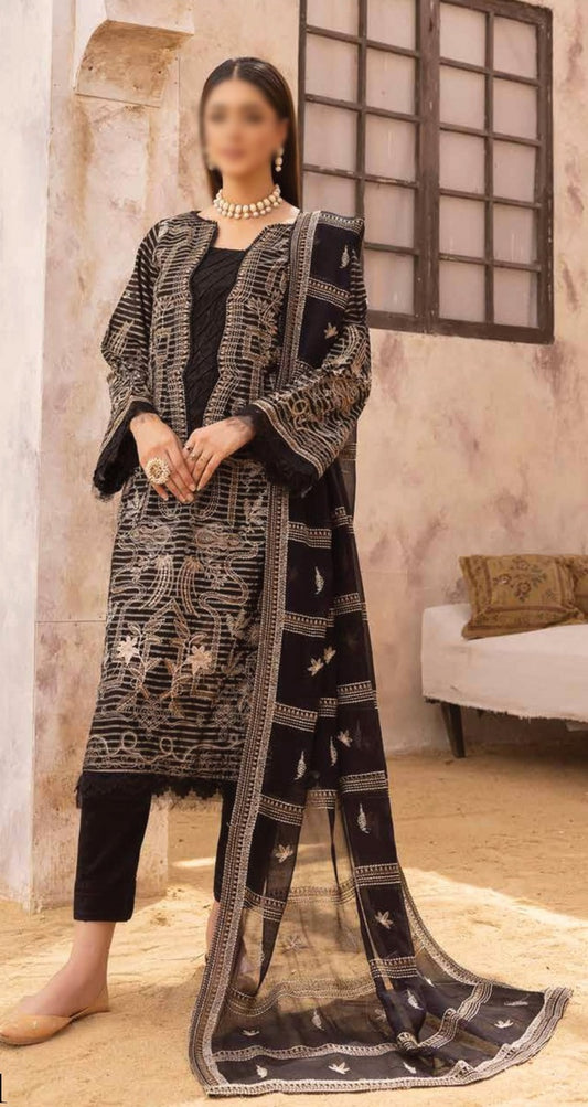 JH 561 Johra Yesfir Embroidered Banarsi Lawn Collection