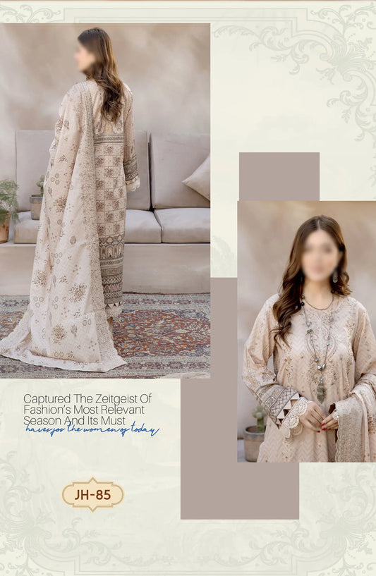 Johra Sila Embroidered Lawn Collection 2024 - JH 85
