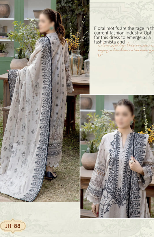 Johra Sila Embroidered Lawn Collection 2024 - JH 88