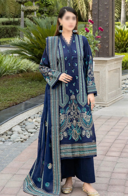 Johra Elysia Embroidered Lawn Collection 2024 - JH 891
