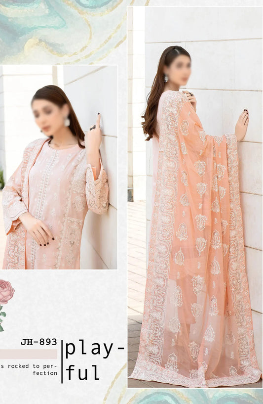 Johra Elysia Embroidered Lawn Collection 2024 - JH 893