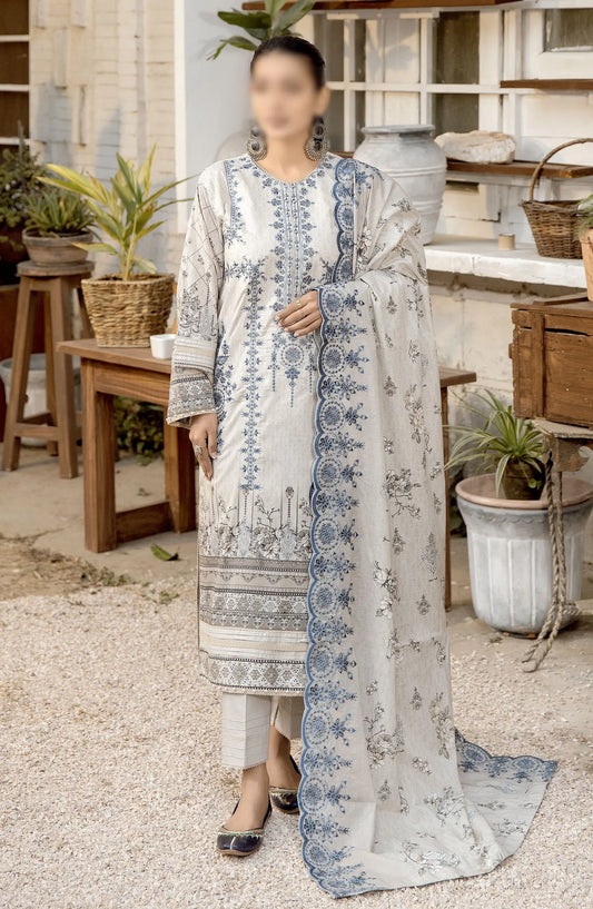 Johra Sila Embroidered Lawn Collection 2024 - JH 91