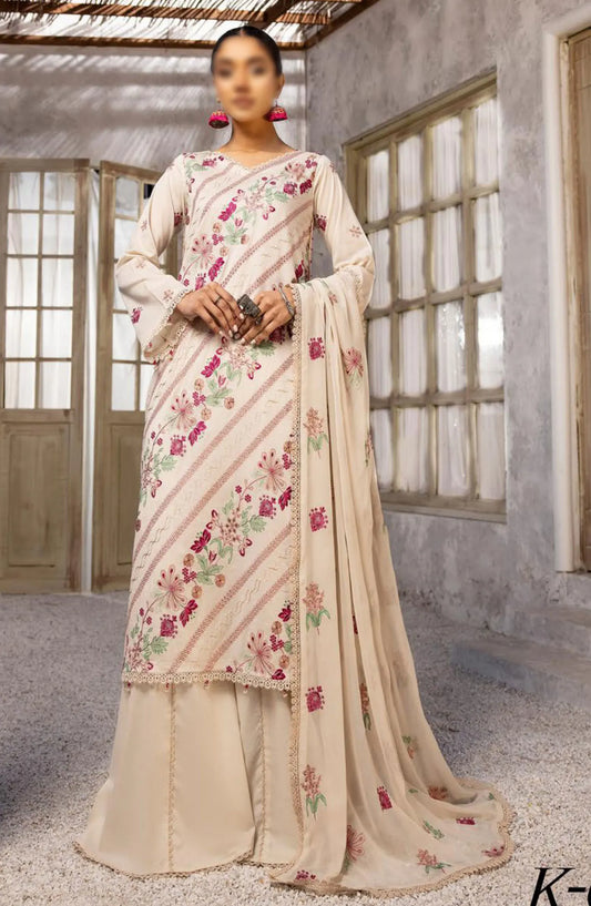 Khoobsurat Exclusive Lawn Collection 2024 - K 05