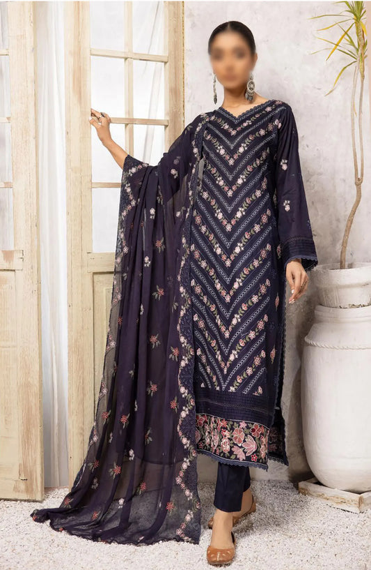 Khoobsurat Exclusive Lawn Collection 2024 - K 07