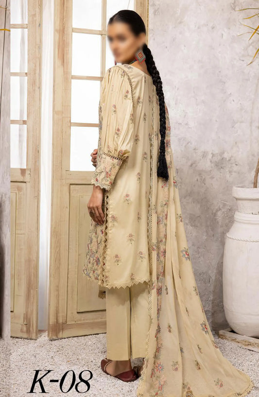 Khoobsurat Exclusive Lawn Collection 2024 - K 08