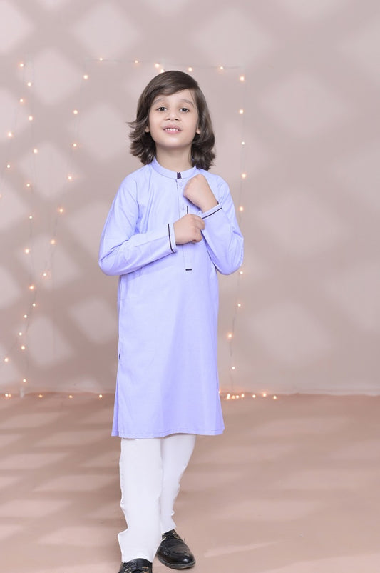 Exclusive Kids Kurta Pyjama Collection - K 08 Light purple