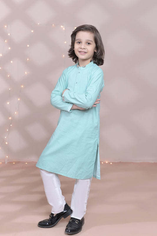 Exclusive Kids Kurta Pyjama Collection - K 11 Light Green