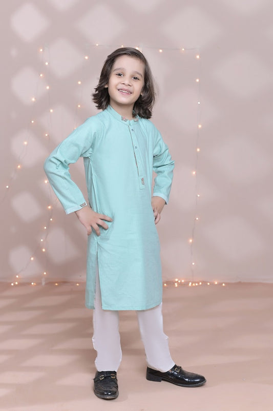 Exclusive Kids Kurta Pyjama Collection - K 11 Light Green