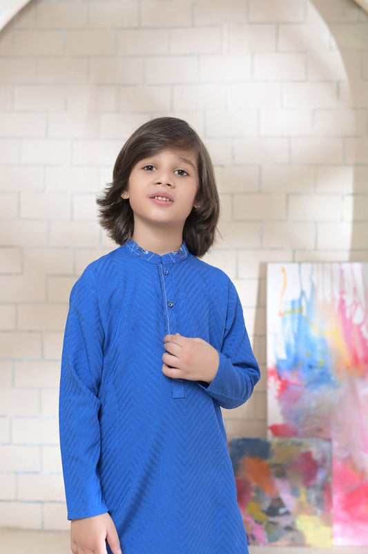 Exclusive Kids Kurta Pyjama Collection - K 18 Royal Blue