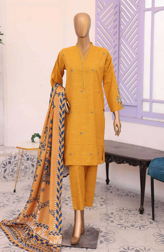 Khaddar Wool Shawl Collection Vol 01 - KCS 01 Mustard