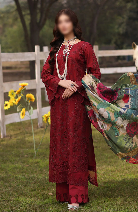 KAHF Premium Festive Lawn Collection 2024 - KFL-02 ALORA