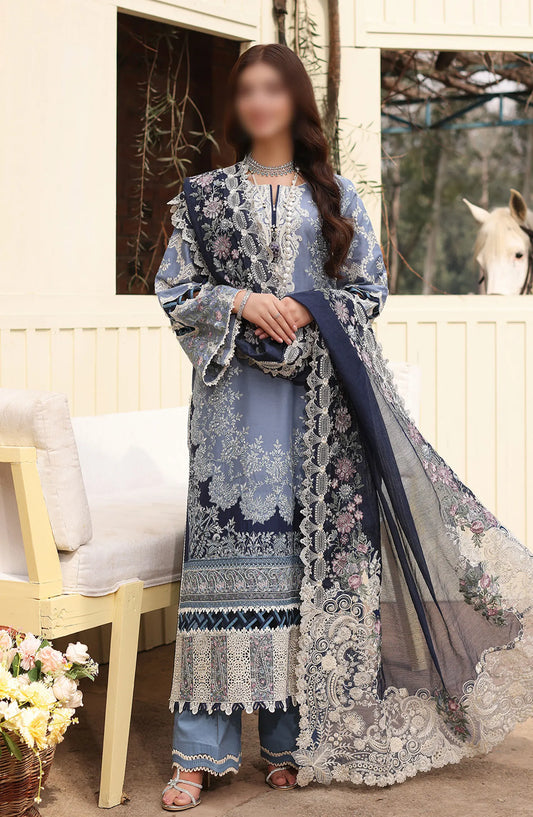 KAHF Premium Festive Lawn Collection 2024 - KFL-04 KINZA