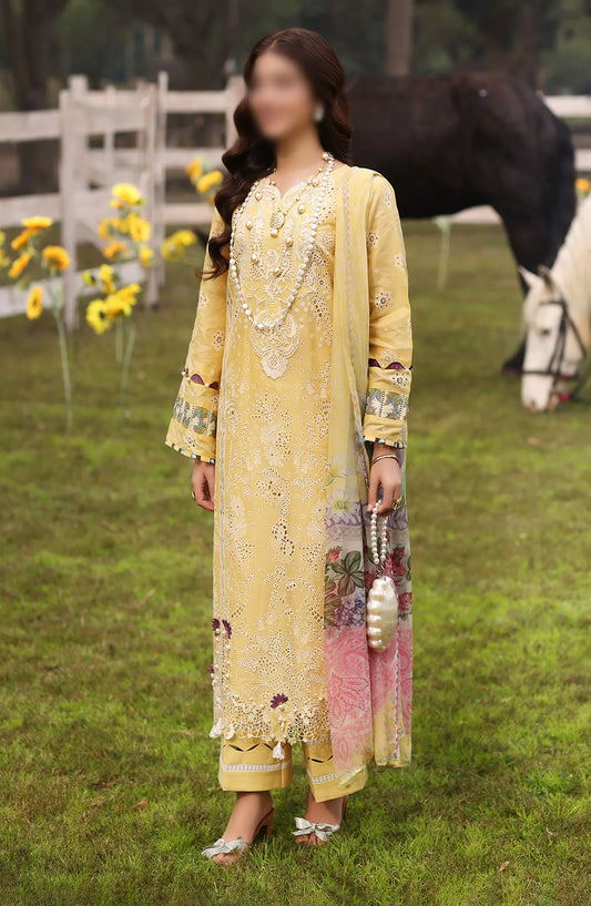 KAHF Premium Festive Lawn Collection 2024 - KFL-05 SAHAR