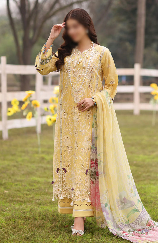 KAHF Premium Festive Lawn Collection 2024 - KFL-05 SAHAR