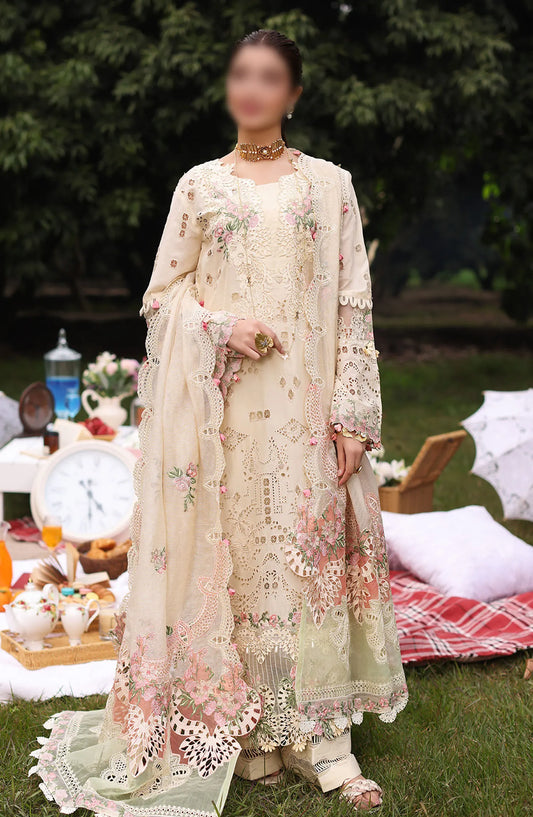 KAHF Premium Festive Lawn Collection 2024 - KFL-07 SHIREEN
