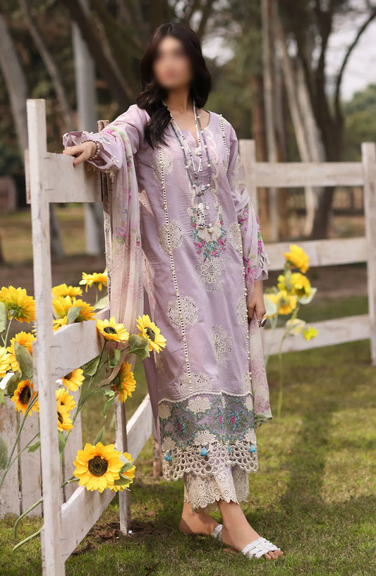 KAHF Premium Festive Lawn Collection 2024 - KFL-08B ELAYA