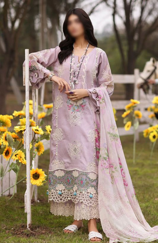 KAHF Premium Festive Lawn Collection 2024 - KFL-08B ELAYA