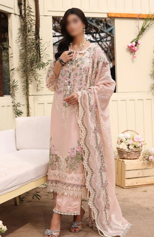 KAHF Premium Festive Lawn Collection 2024 - KFL-09B NORA