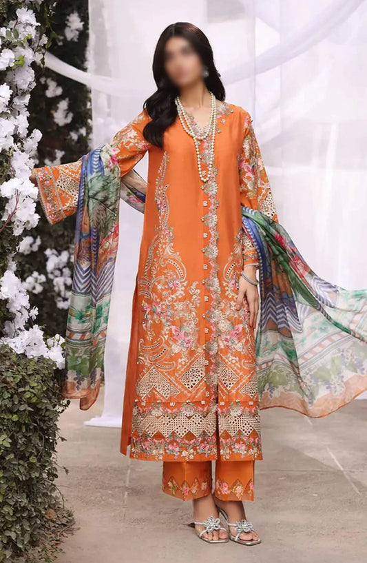 KAHF Premium Festive Lawn Collection 2024 - KFL-10 MAYA